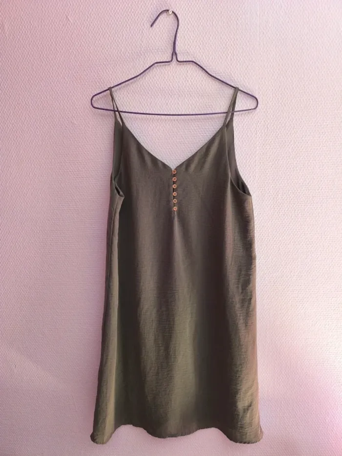 Robe été kaki