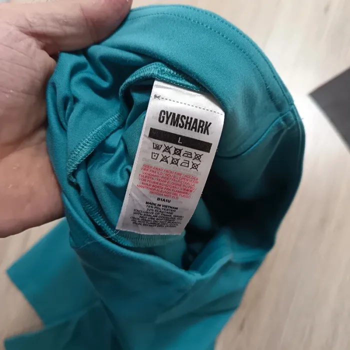 Legging gymshark femme court bleu L - photo numéro 5