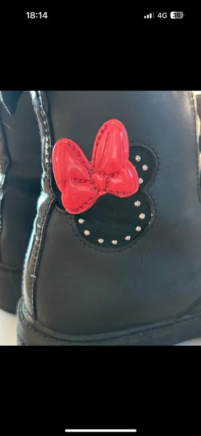 Bottines - Geox - Disney Minnie - Taille 33 - photo numéro 2