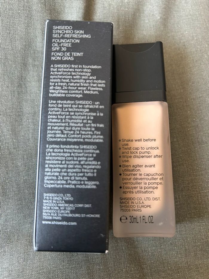 Shiseido Synchro Skin Self-Refreshing Fond de teint non gras 30ml - photo numéro 2