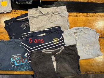 Lot t-shirt manches longues