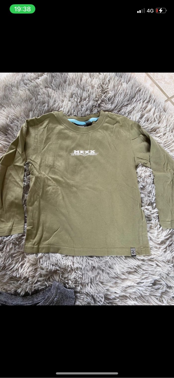 Tee-shirt manche longue kaki