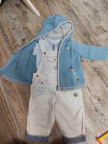 Ensemble 3 pièces printemps pour bébé garçon 18 mois