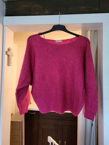 Pull rose cassis