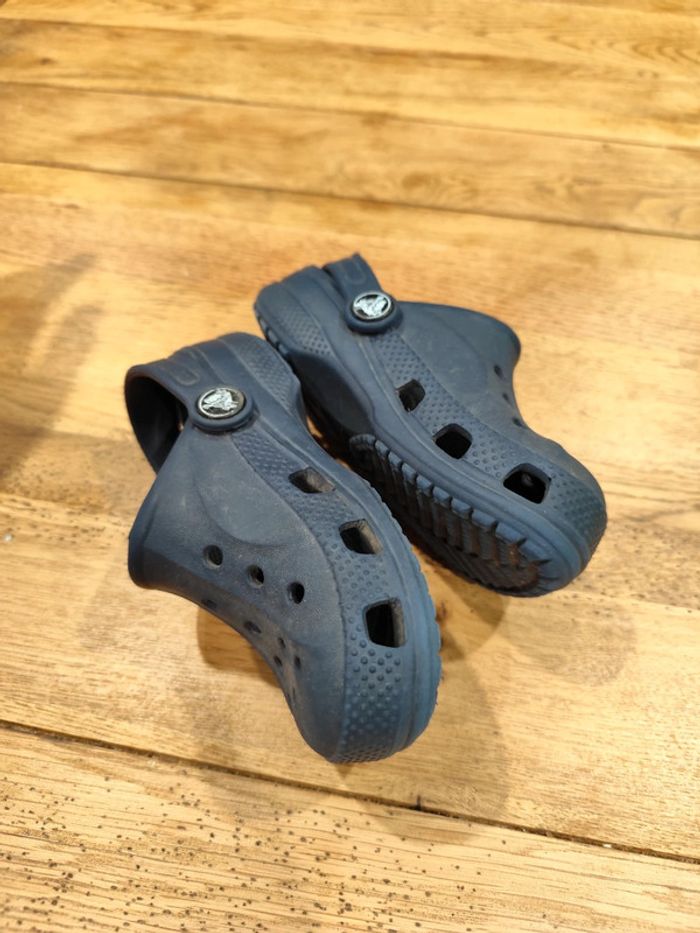 Crocs enfant mixte bleu marine taille 10 : 27-28 - photo numéro 7