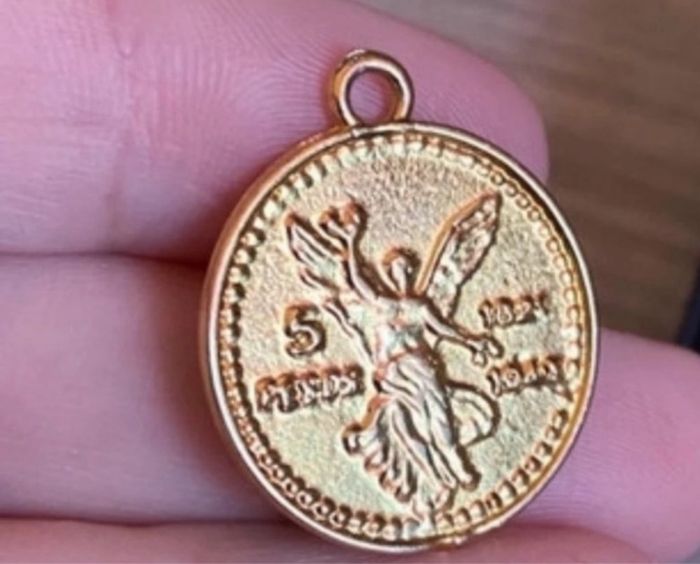 Pendentif 5 pesos mexicain - photo numéro 5