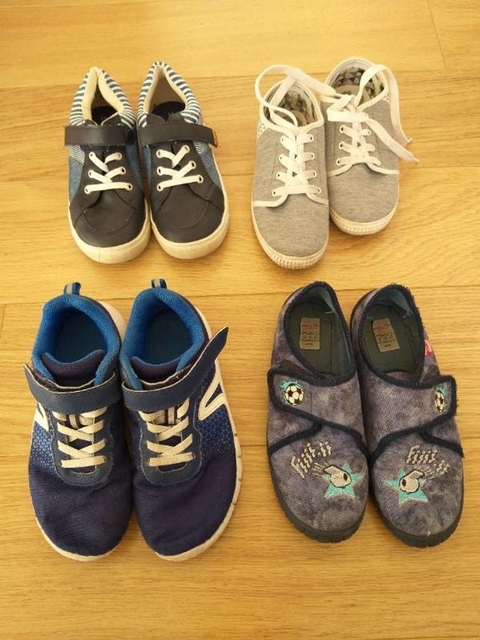 Lot de 3 paires de chaussures en pointure 33