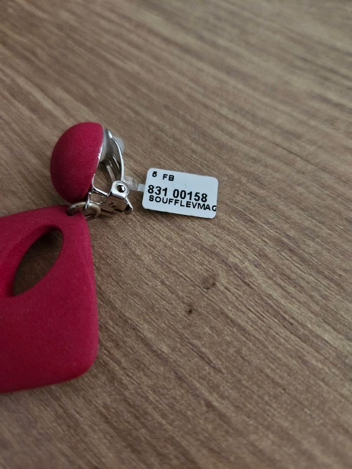 Boucles d'oreilles Roses - photo numéro 3