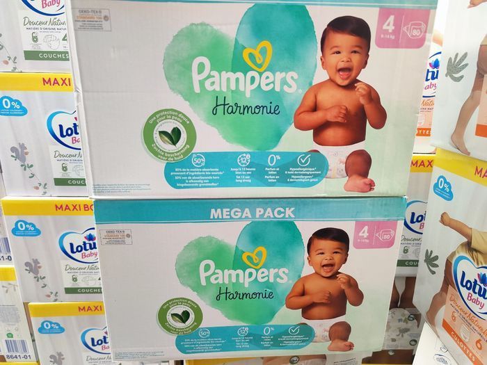 Pampers harmonie taille 4 2 cartons de 80