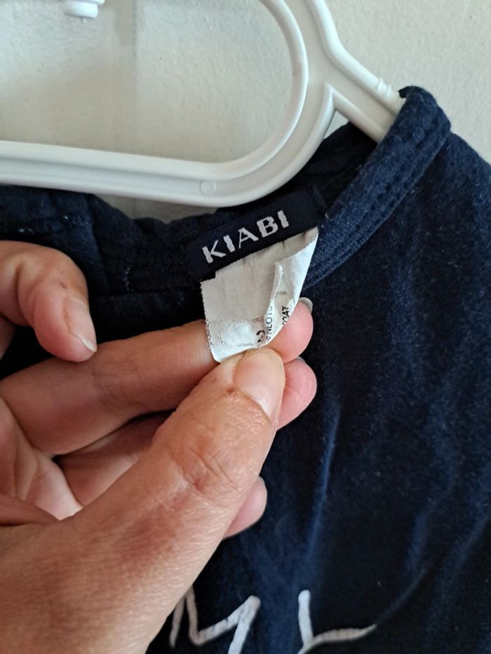 Pyjama fin et léger marine 1piece 24mois kiabi - photo numéro 7