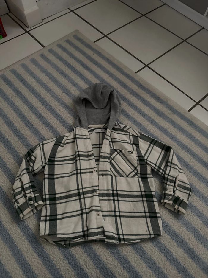 Sur chemise à capuche zara kids