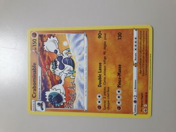 Crabominable carte Pokémon neuve