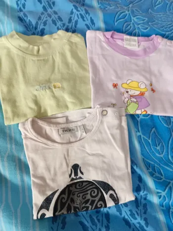 T shirt manches courtes 2 ans