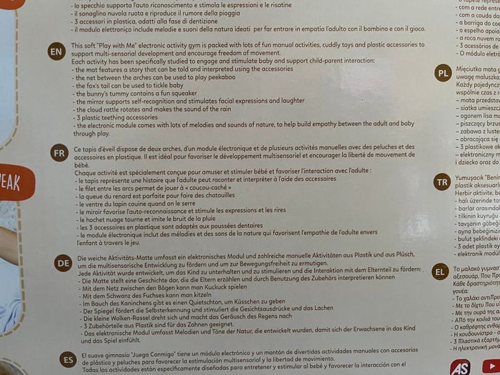 Tapis Musical d'éveil pour bébé avec Peluches Clementoni - Tapis Toi et Moi, 0 Mois et Plus, Neuf da - photo numéro 7