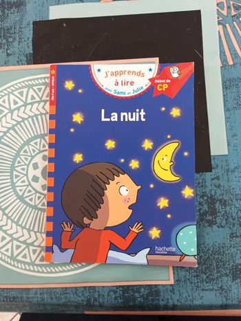 Livre J'apprends à lire Sami et Julie La nuit