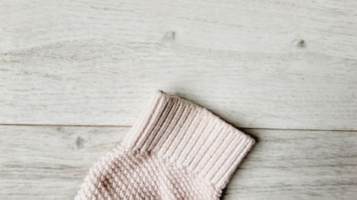 Vêtement fille pull Okaïdi rose blanc et gris 3 ans - photo numéro 3