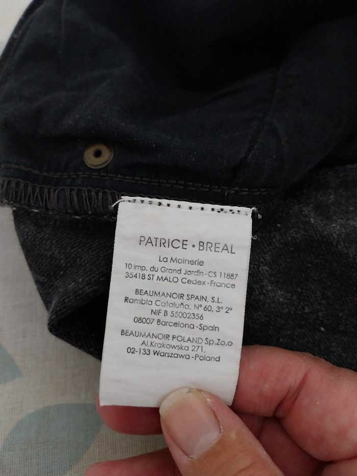 Joli pantalon enduit  marque Patrice Breal taille 44 - photo numéro 6