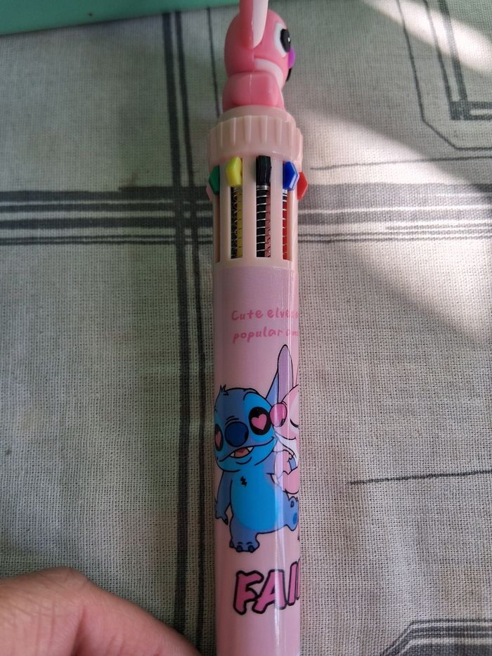 Stylo gel 10 couleurs Stitch - photo numéro 2
