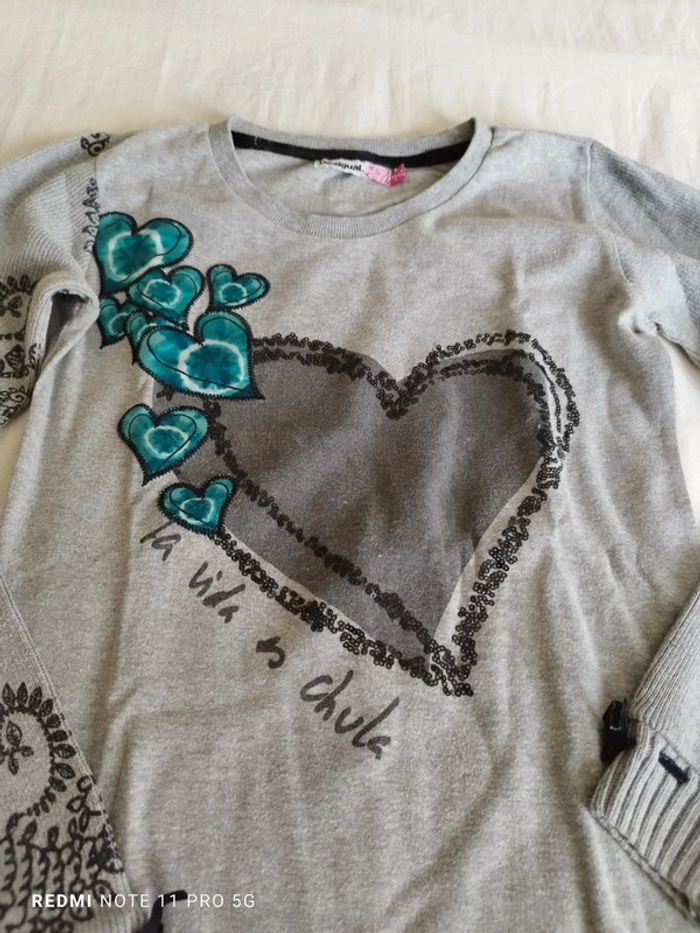 Desigual tee-shirt fille 11/12 ans