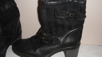 Boots laine noir André