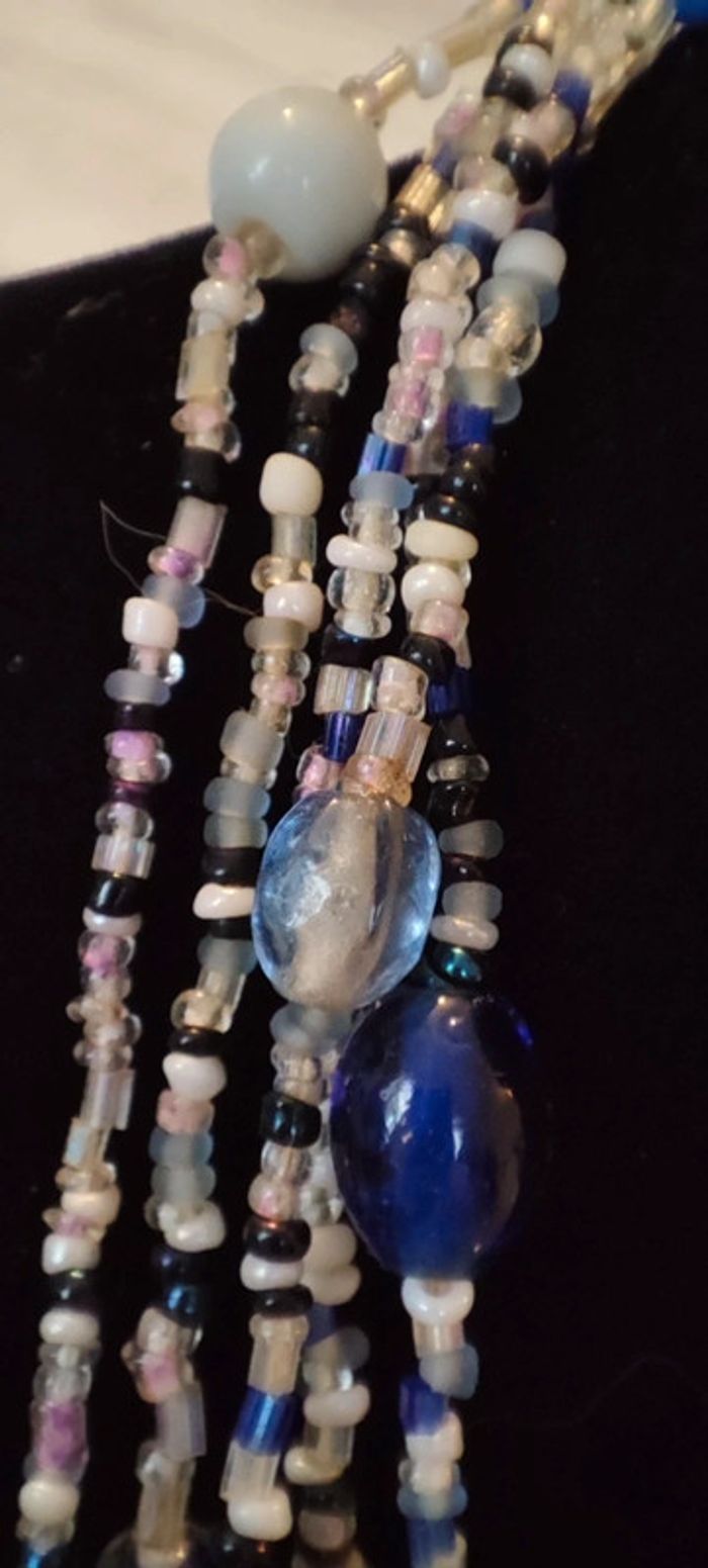 Collier perle rocaille et verre - photo numéro 8