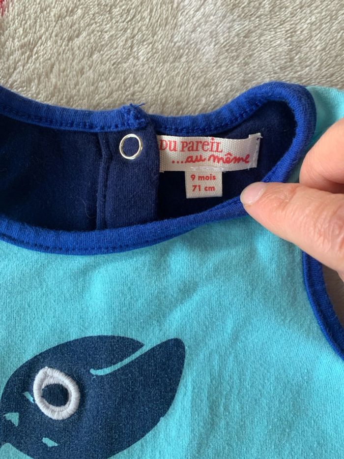 Combinaison Short DPAM Bleue et Bleue Marine 9M - photo numéro 2