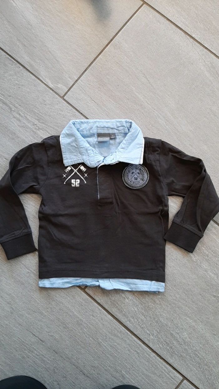 Polo t-shirt manches longues