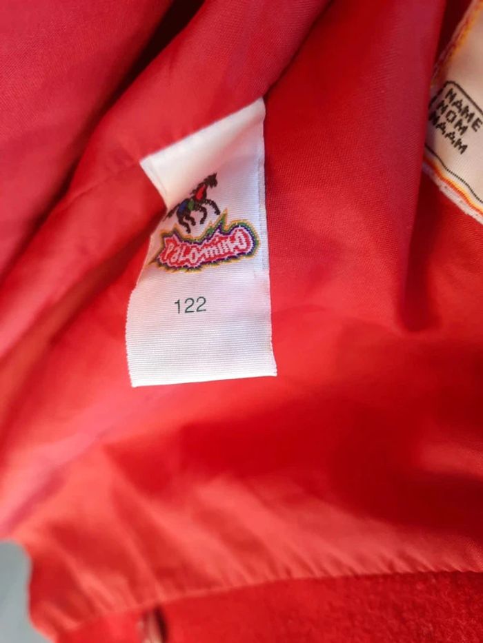 Manteau vintage rouge & écossais capuche amovible - photo numéro 9