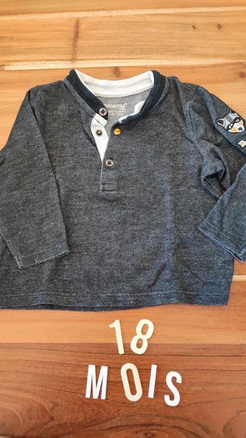 Tee short manches longues