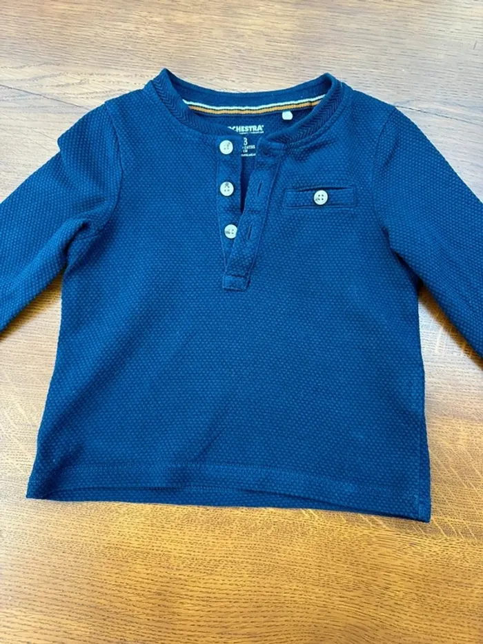 T-shirt manche longue orchestra 18 mois - photo numéro 3