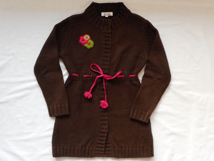 Veste longue en maille - "La Cie des Petits" - 8 ans - photo numéro 2