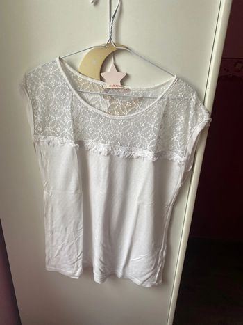 Débardeur camaïeu taille 36 dentelle