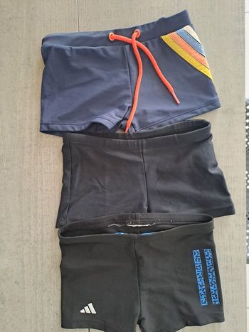 Lot de 3 Maillots de bain piscine 6-7 ans