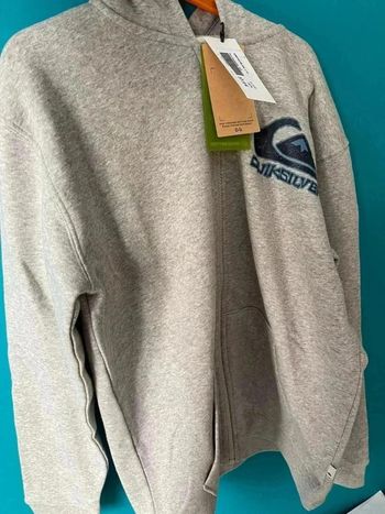 Sublime sweat zippé à capuche QuickSilver 14 ans