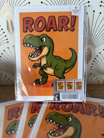 Affiches dinosaures pour chambre enfant