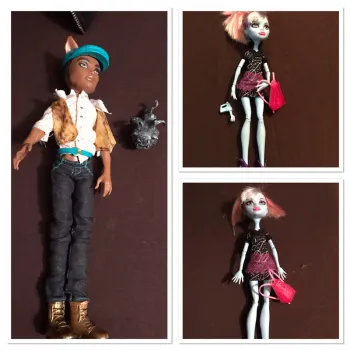 2 monster high et 1 offert