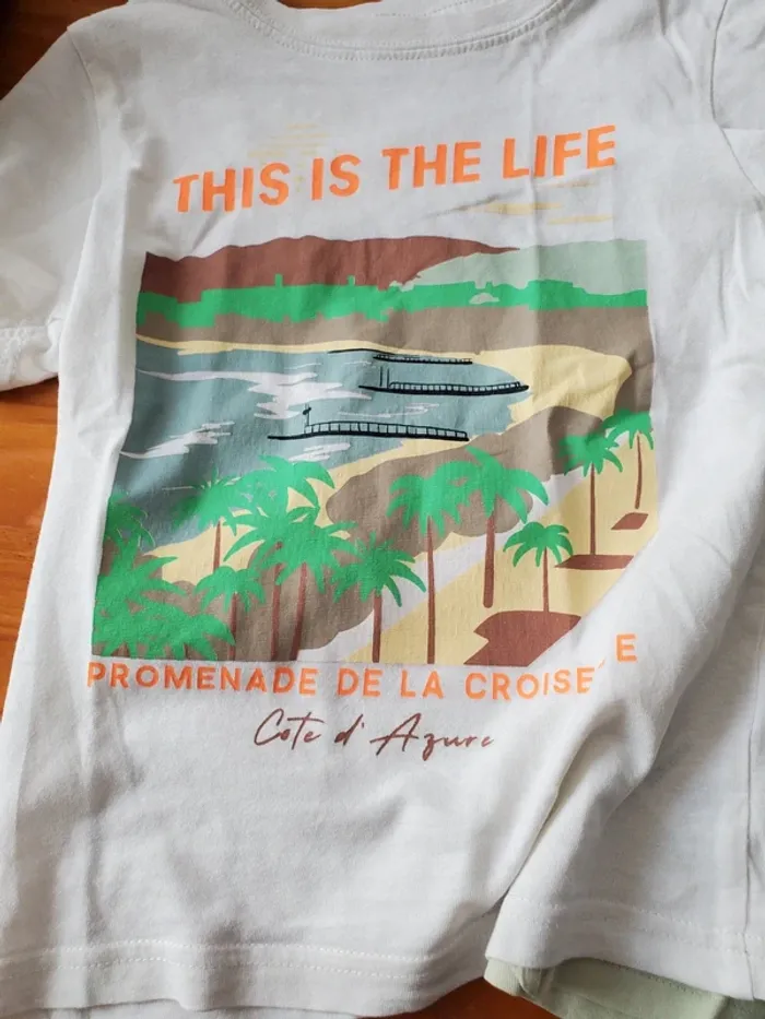 Lot de 3 t-shirts 5/6ans - photo numéro 2
