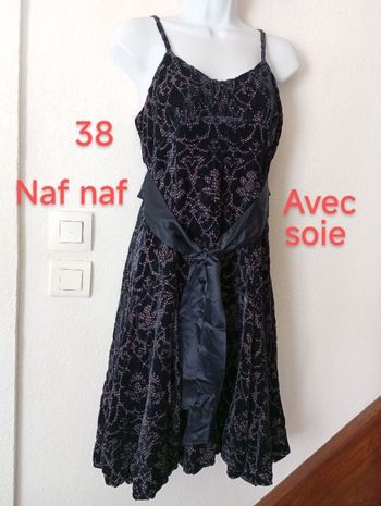 Robe de soirée avec soie femme 38