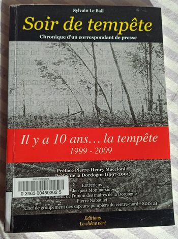 🌪 Livre soir de tempête de Sylvain le Bail 🌪