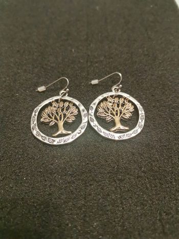 Boucles d'oreilles spirituel arbre de vie
