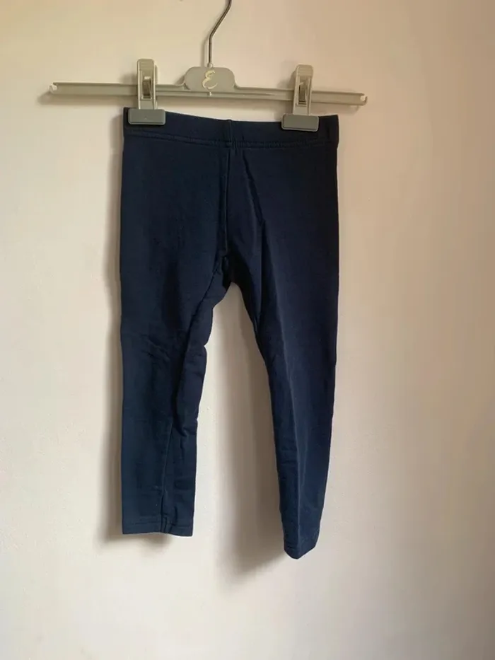 Legging basique bleu marine – Lupilu – 4 ans - photo numéro 2