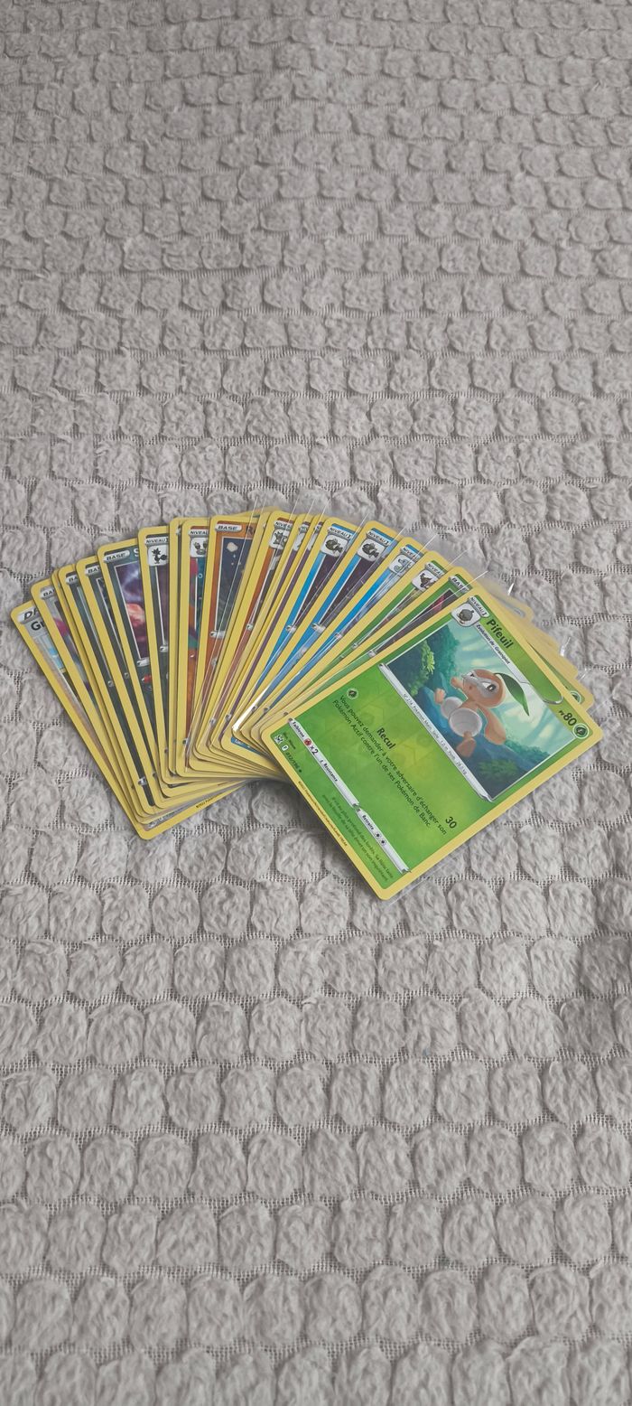 Lot de 20 cartes Pokémon Origine Perdue - Reverses