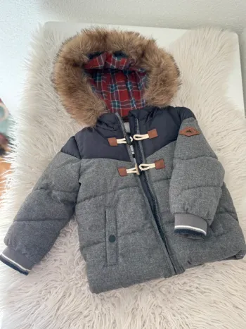 Veste chaude hiver 80 cm garçon