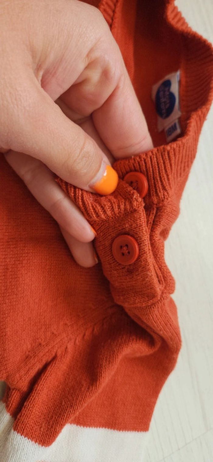 Pull rayé bébé garçon 18m - photo numéro 2