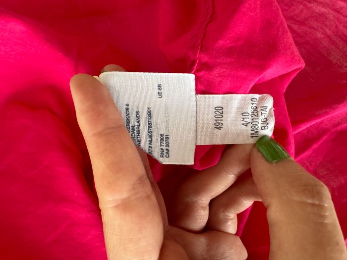 Chemise manches courtes Tommy Hilfiger rose fuchsia - photo numéro 5