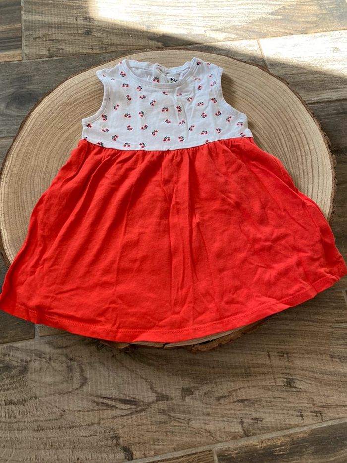 Robe Cerise été fille 12 mois