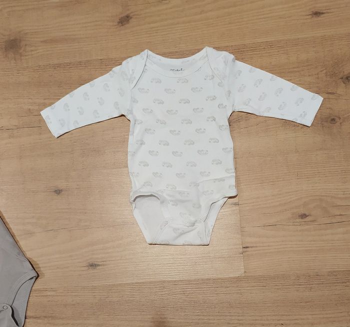 Lot de 2 bodies ml 3 mois kiabi - photo numéro 2