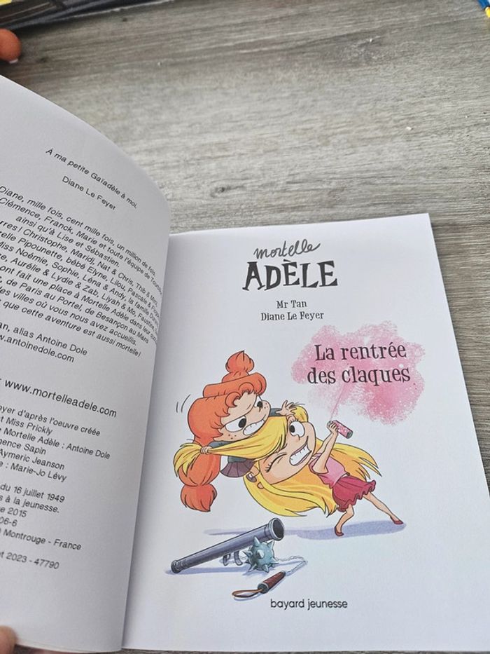Livre mortelle Adèle  la rentrée des claques - photo numéro 3