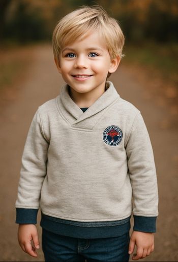 Pull Z 4 ans gris chiné – parfait pour l’automne 🍂 tout doux et impeccable !