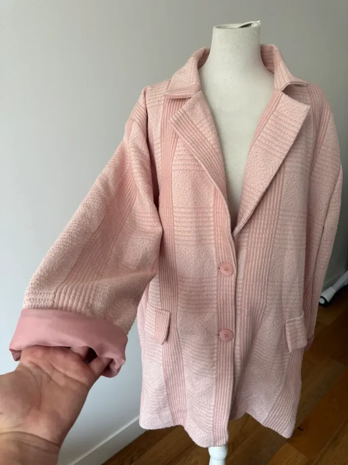 Magnifique veste blazer rose 42/XL - photo numéro 2